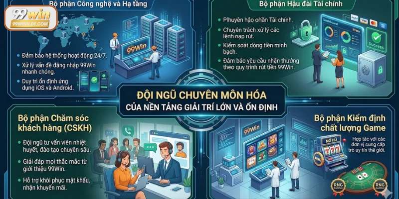 Giới thiệu về bộ phận nhân sự của nền tảng 99Win