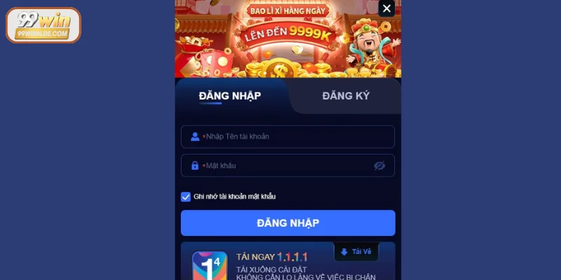 Lỗi và cách khắc phục sự cố khi đăng nhập 99Win