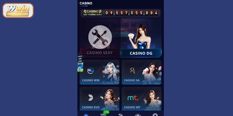 Những đối tác chiến lược trong hệ thống Casino 99Win