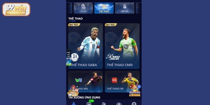 Những nhà vận hành nổi tiếng hợp tác với thể thao 99Win